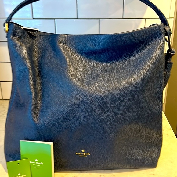 Kate Spade Navy Orchard Street Natalya Leather Shoulder Bag NWT NEVER USED! - Picture 8 of 8